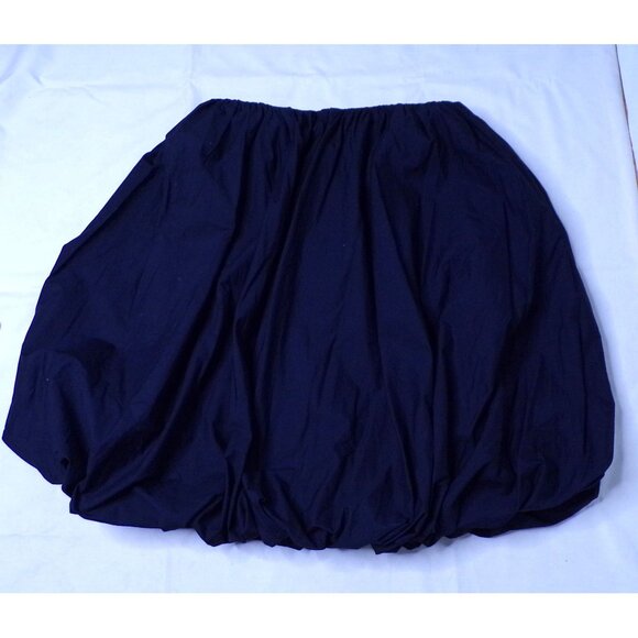 🆕ULLA JOHNSON Polline Bubble Hem Mini Dress Cotton Black 6 - Picture 11 of 13